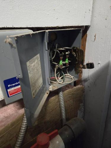 Well Cut Off Switch in Barn