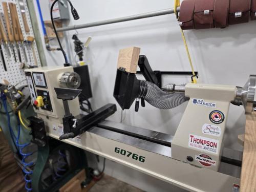 Articulating Lathe Dust Collection